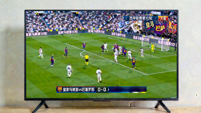 西甲联赛皇家马德里对阵巴塞罗那比赛直播画面